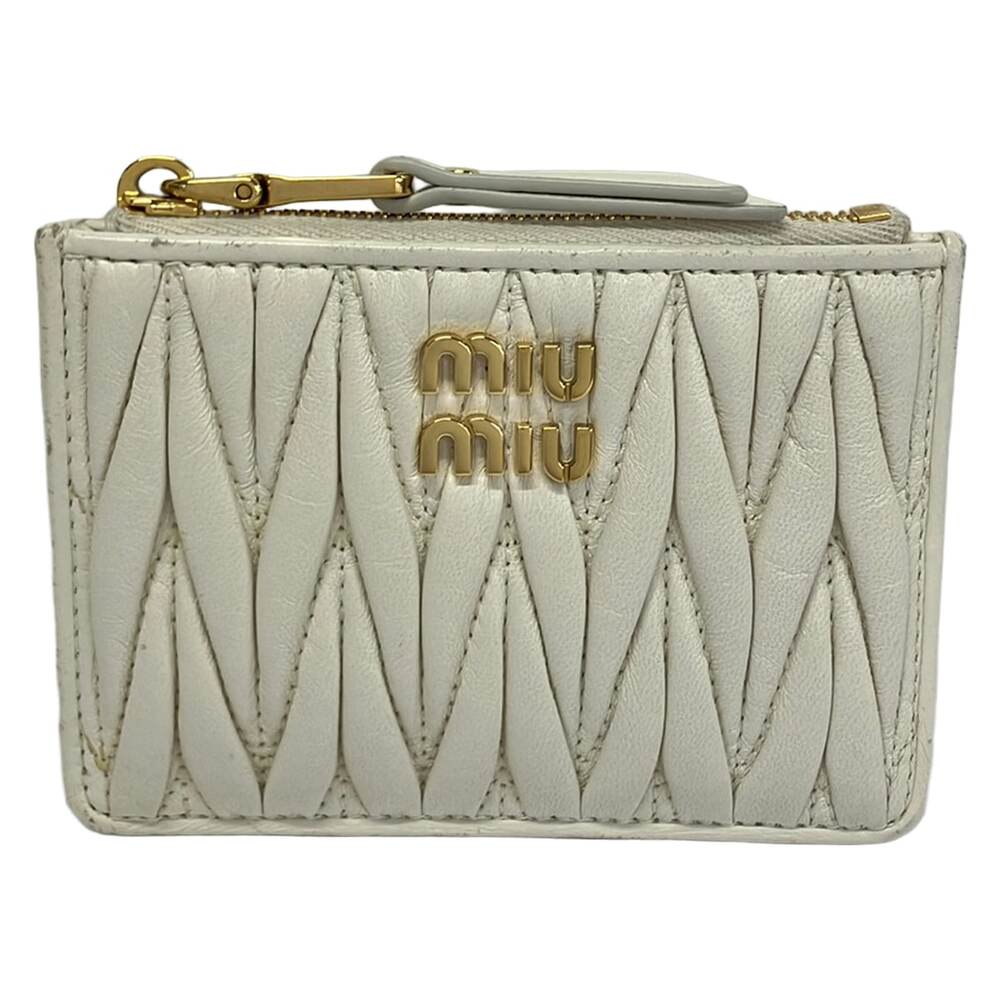 Miu Miu Matelasse Coin Case